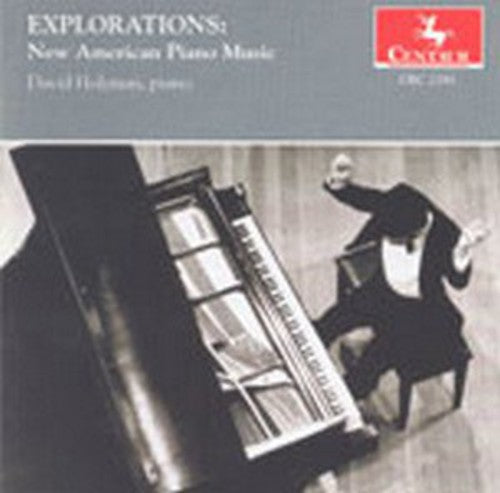 the album cover for David Holzman - Explorations: New American Piano Music