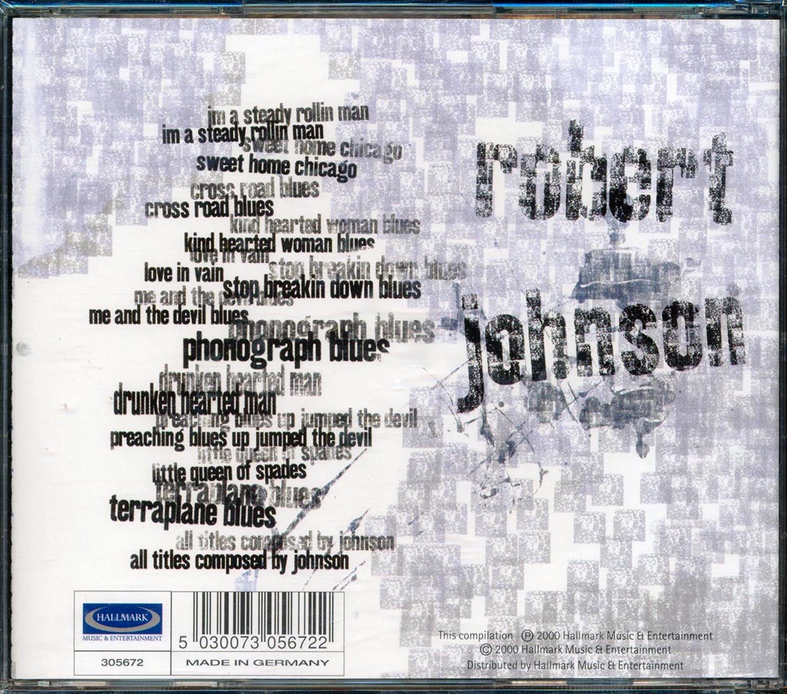 Robert Johnson - Love In Vain Music CD