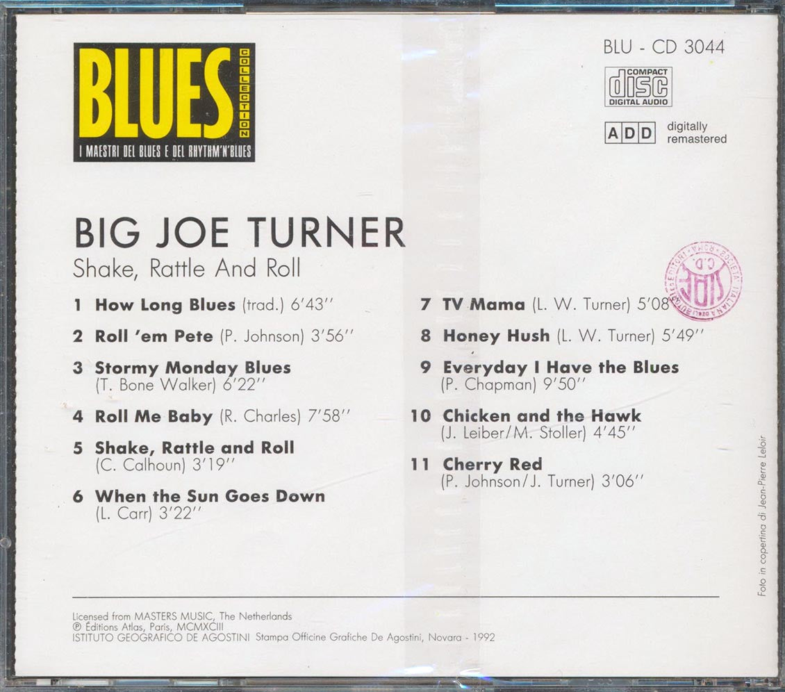 Big Joe Turner - Shake, Rattle And Roll Music CD