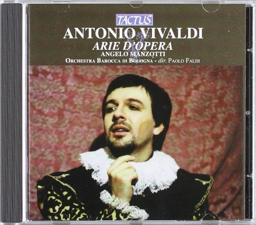 the album cover for Angelo Manzotti - Opera Arias
