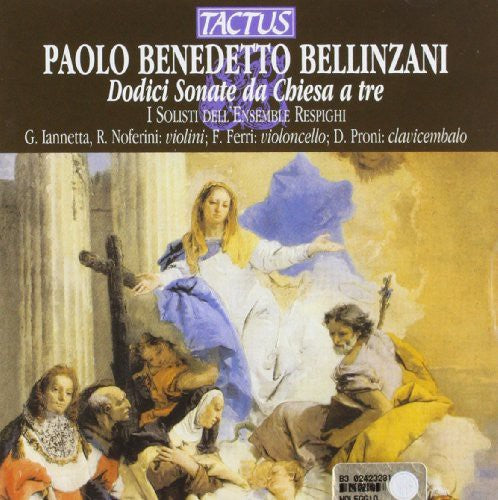 the album cover for Ensemble Respighi - Church Sonatas