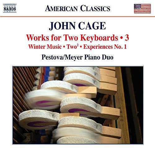 the album cover for Cage - Works for Two Keyboards 3