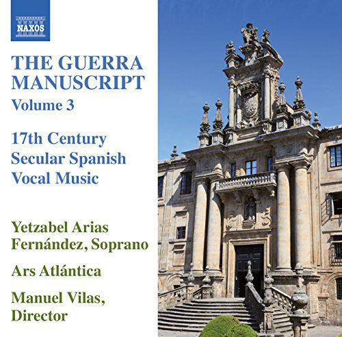 the album cover for Hidalgo / Marin / Del Vado - Guerra Manuscript 3