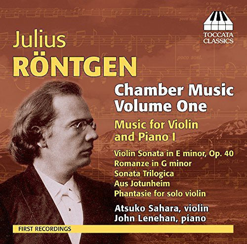 the album cover for Roentgen - Chamber Music 1 Music for Violin & Pno I