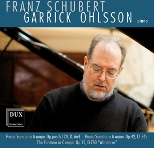 the album cover for Schubert - Garrick Ohlsson Plays Franz Schubert
