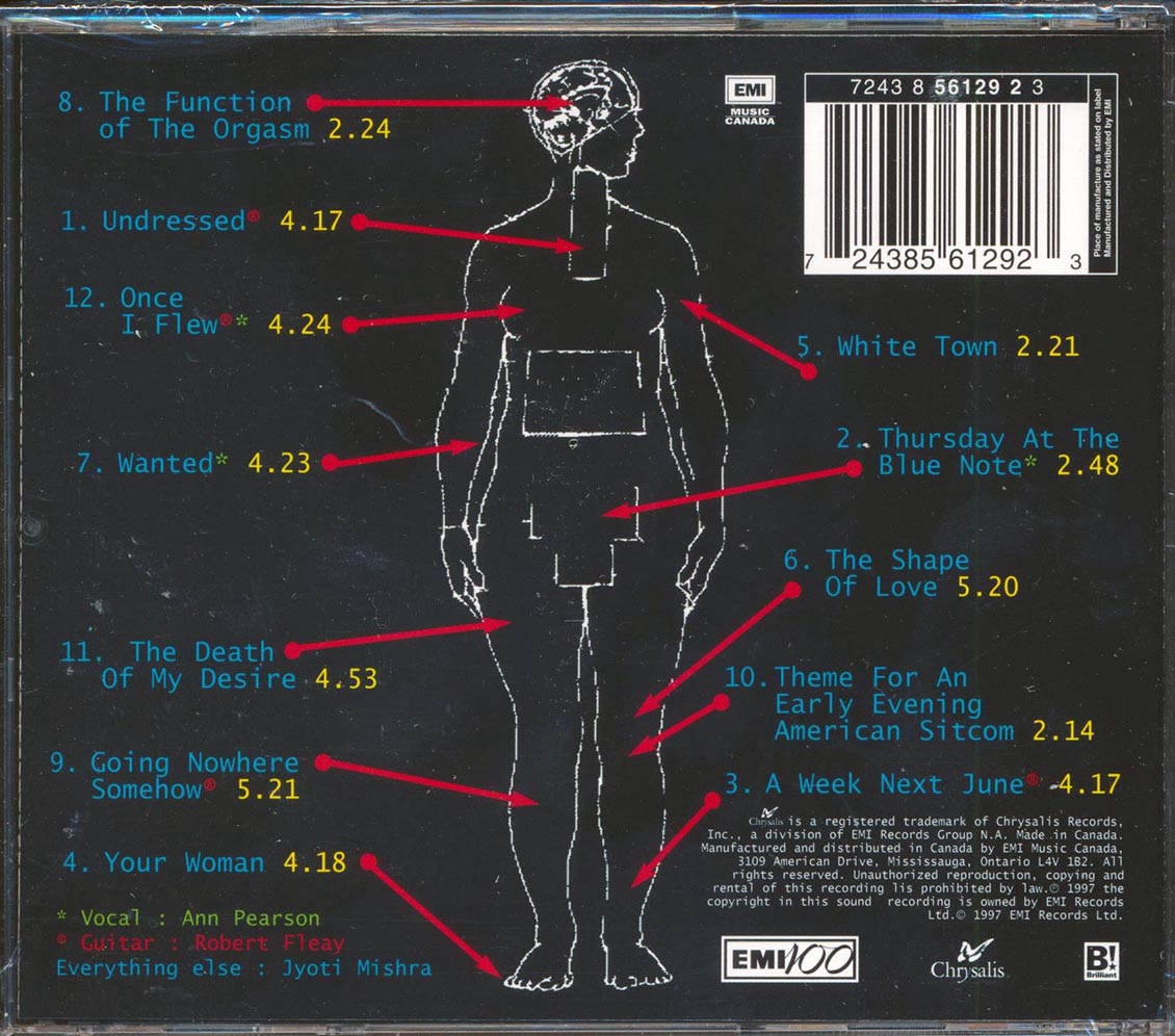 White Town Women In Technology Music CD