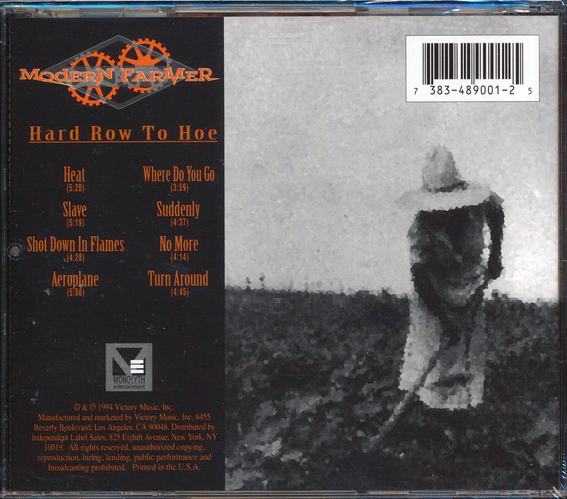 Modern Farmer - Hard Row To Hoe Music CD