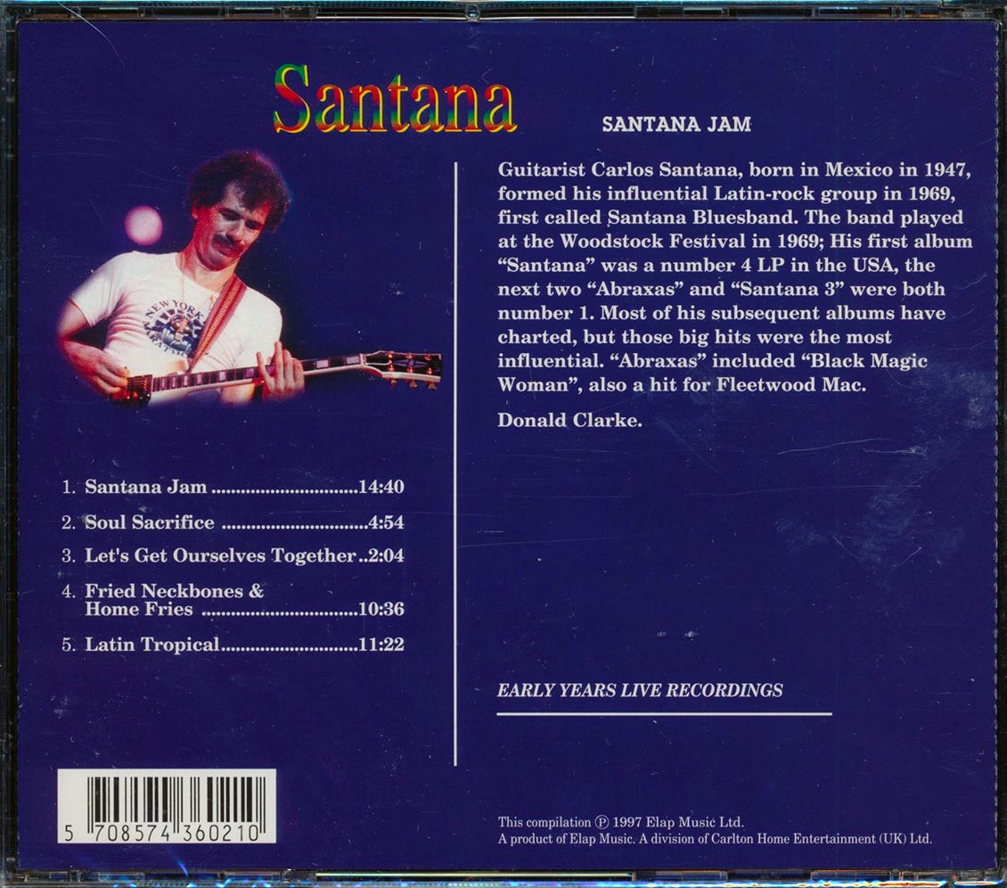 Santana - Santana Jam Music CD
