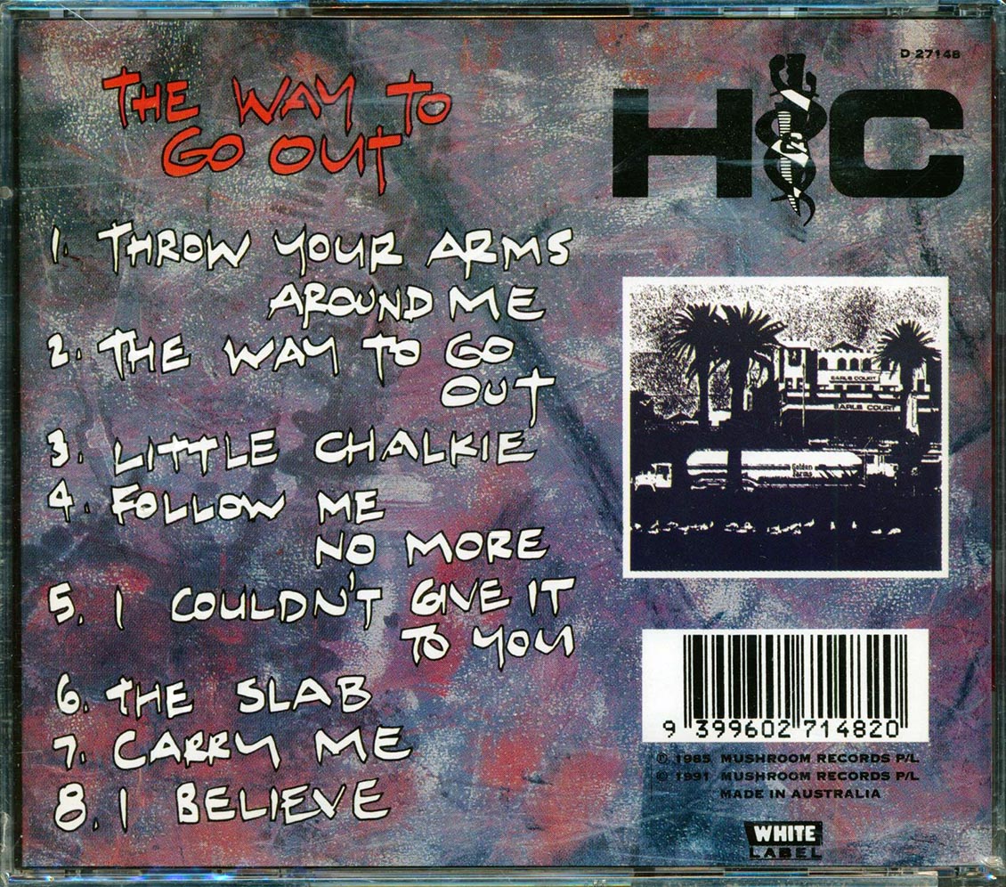 Hunters & Collectors - The Way To Go Out Music CD