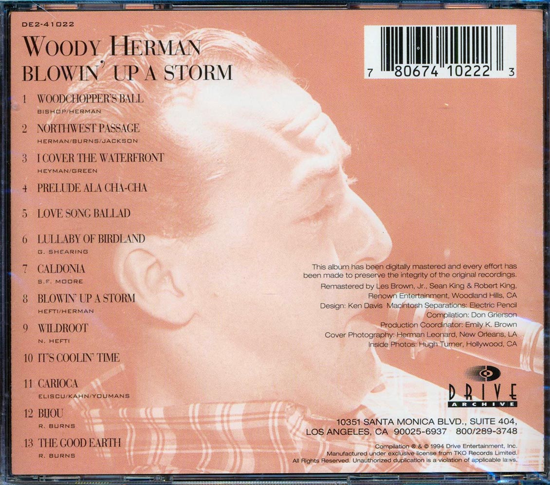 Woody Herman - Blowin' Up A Storm (remastered) Music CD