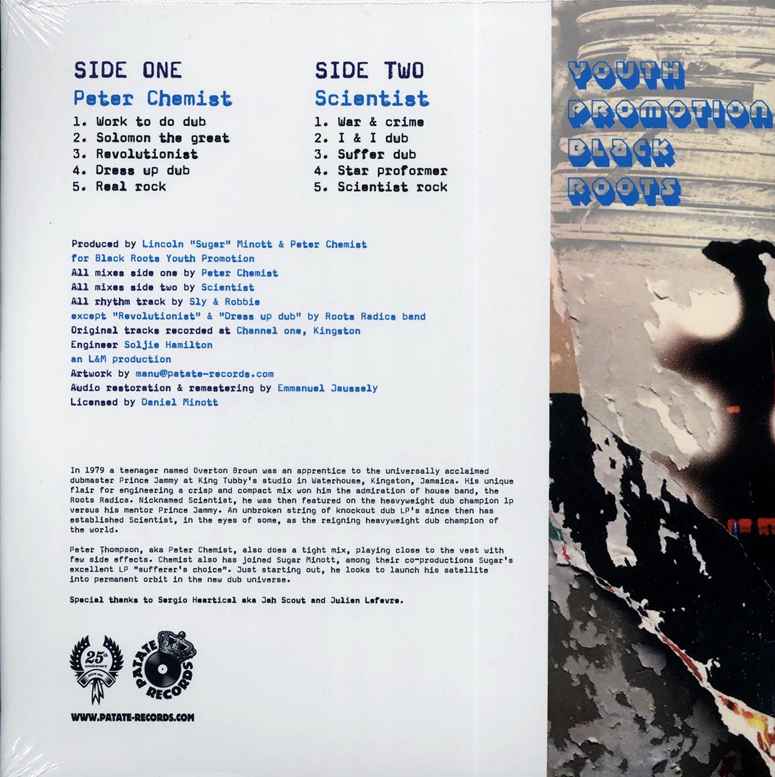 Scientist, Peter Chemist - 1999 Dub Vinyl Record