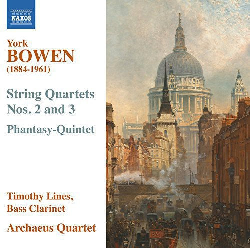 Bowen / Lines / Archaeus Qrt - String Qrts 2 -3 & Phantasy-quintet - Music CD