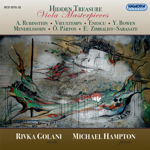 the album cover for Rubinstein / Vieuxtemps / Enescu / Bowen - Hidden Treasure-Viola Masterpieces