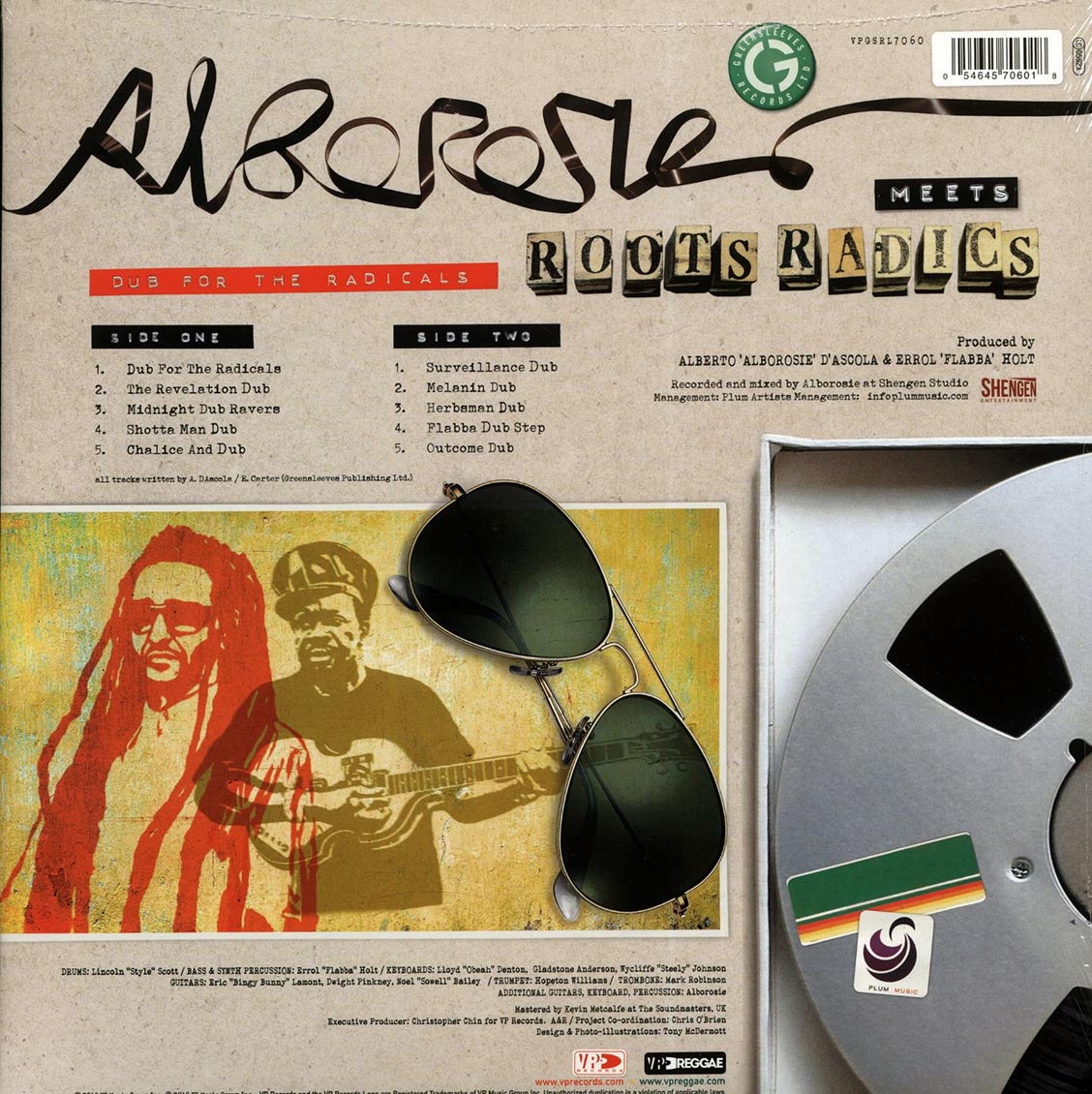 Alborosie, The Roots Radics - Alborosie Meets The Roots Radics: Dub For The Radicals Vinyl Record