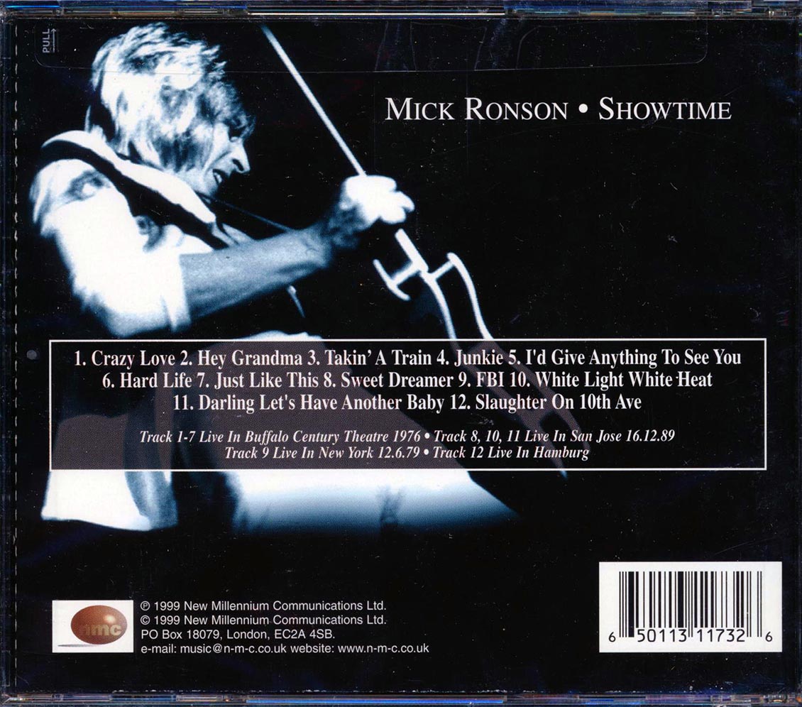 Mick Ronson - Showtime Music CD