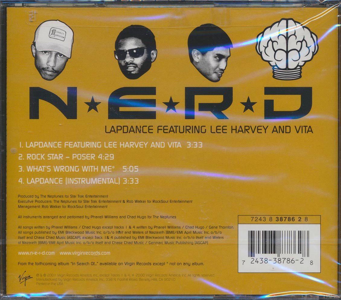 NERD, Lee Harvey, Vita - Lapdance Music CD
