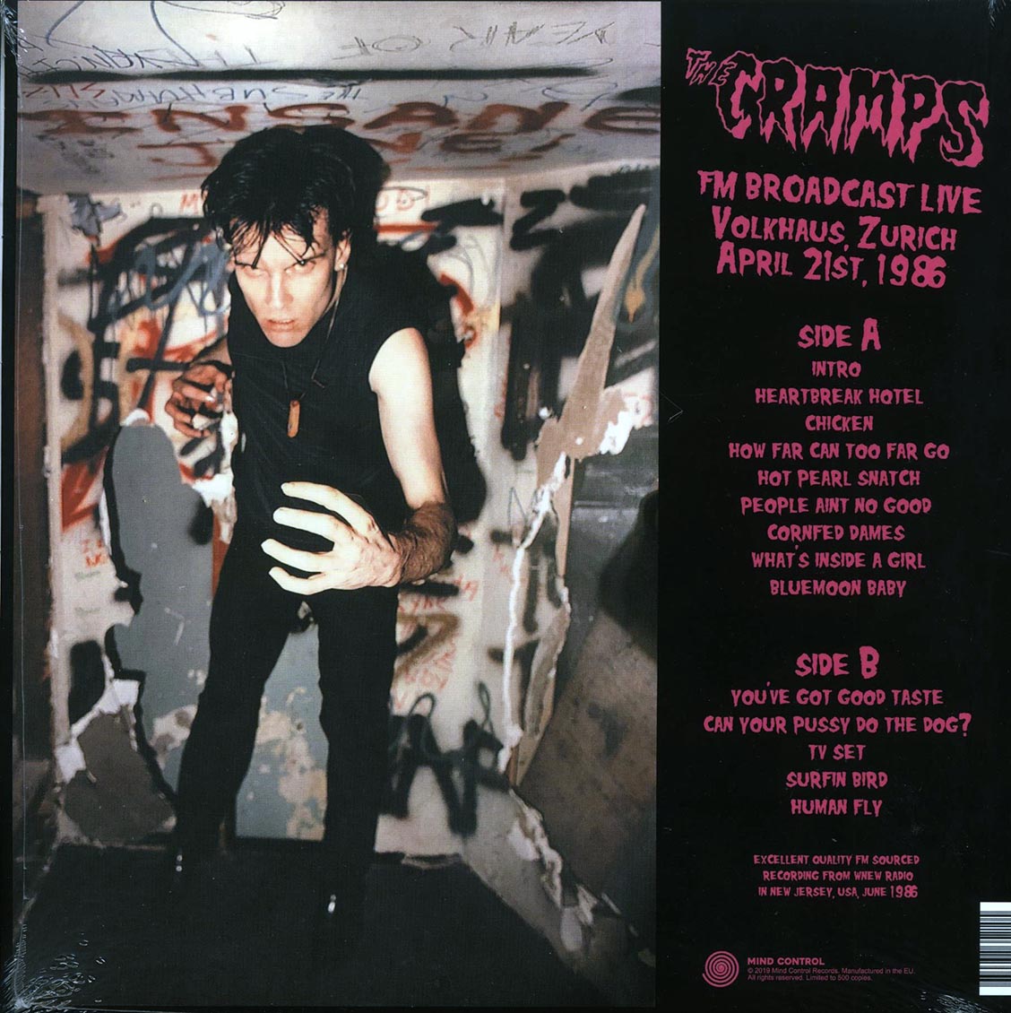 The Cramps - Hot Pearl Radio Broadcast: TV Broadcast Live Volkhaus, Zurich April 21st, 1986 Vinyl Record