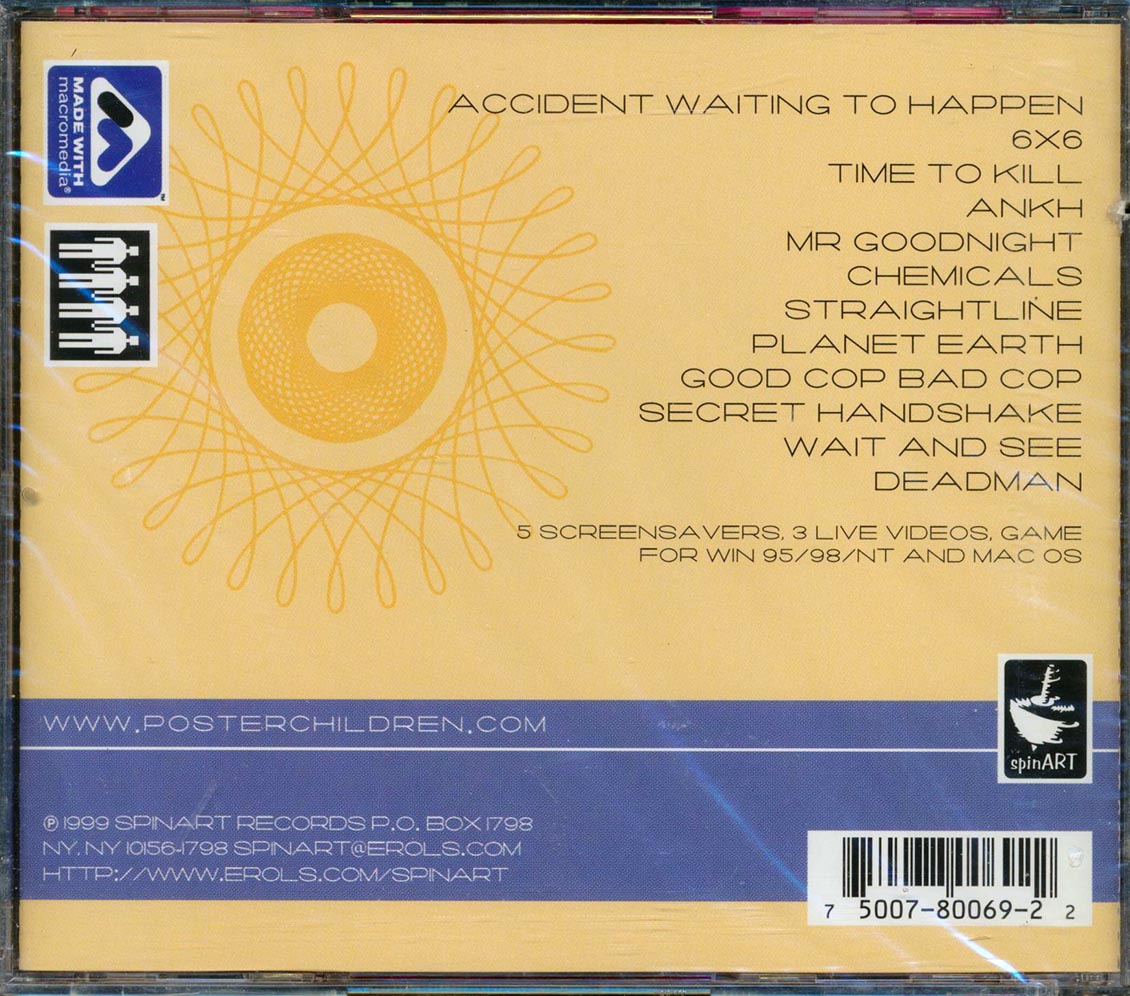 Poster Children - New World Record (incl. large booklet) Music CD
