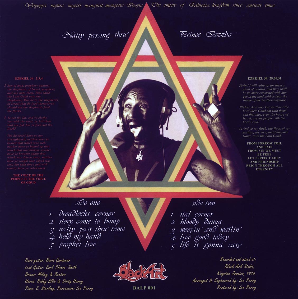 Prince Jazzbo - Natty Passing Thru Vinyl Record