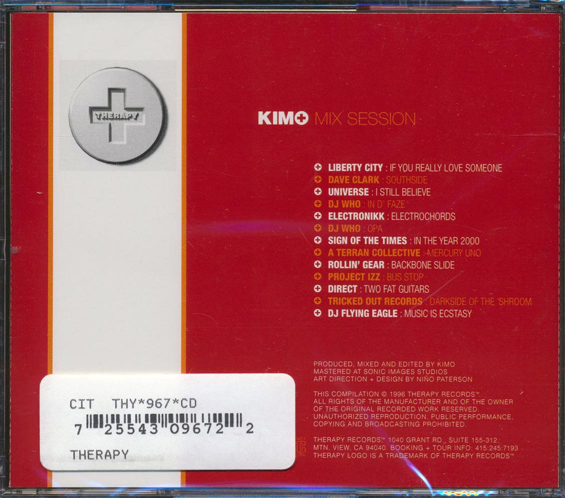 DJ Who, Project Izz, Liberty City - Kimo Mix Session Music CD