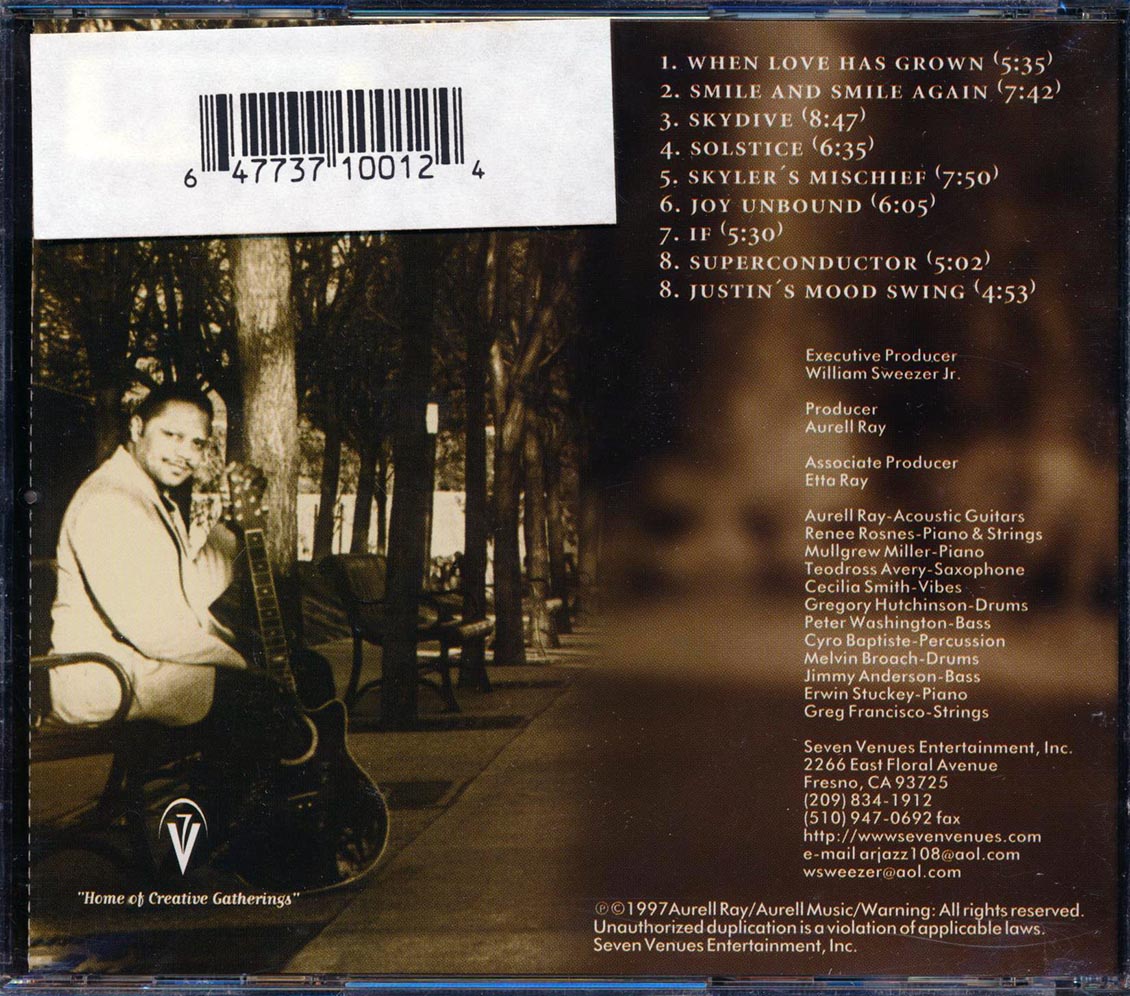 Aurell Ray - Smile And Smile Again Music CD