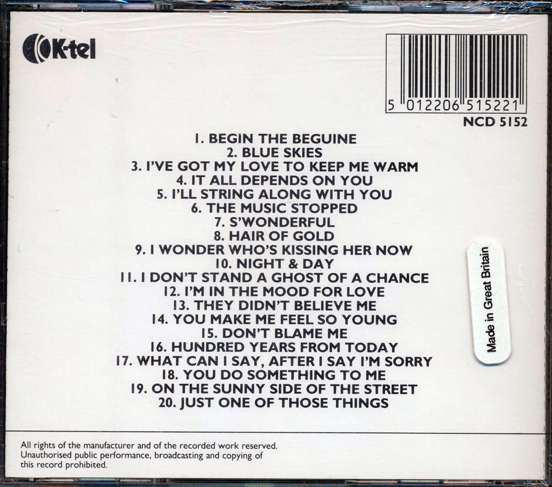 Frank Sinatra The Radio Years 20 tracks Music CD