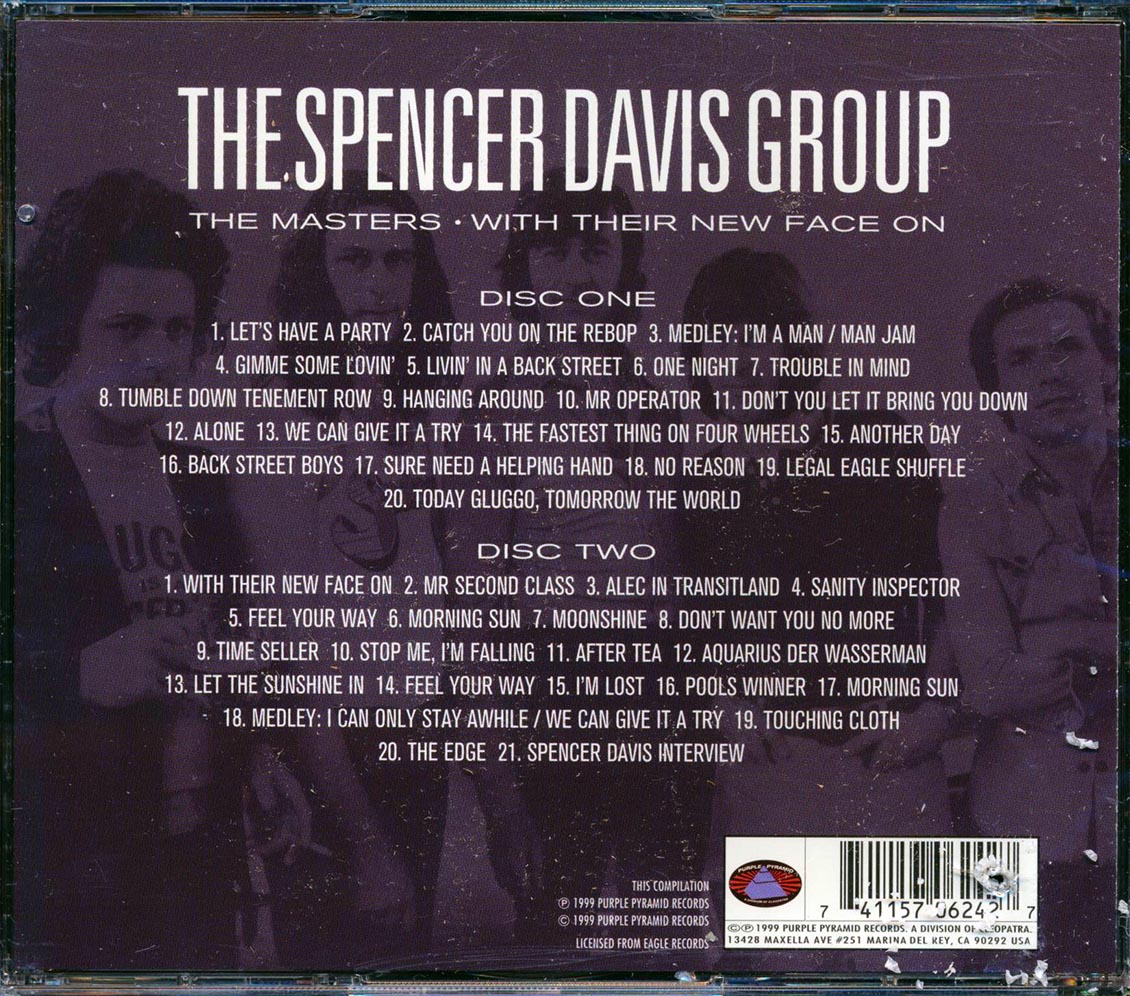 The Spencer Davis Group - The Masters: With Their New Face On (41 tracks) (gold CD) (2xCD) (incl. large booklet) (marked/ltd stock) (remastered) Music CD