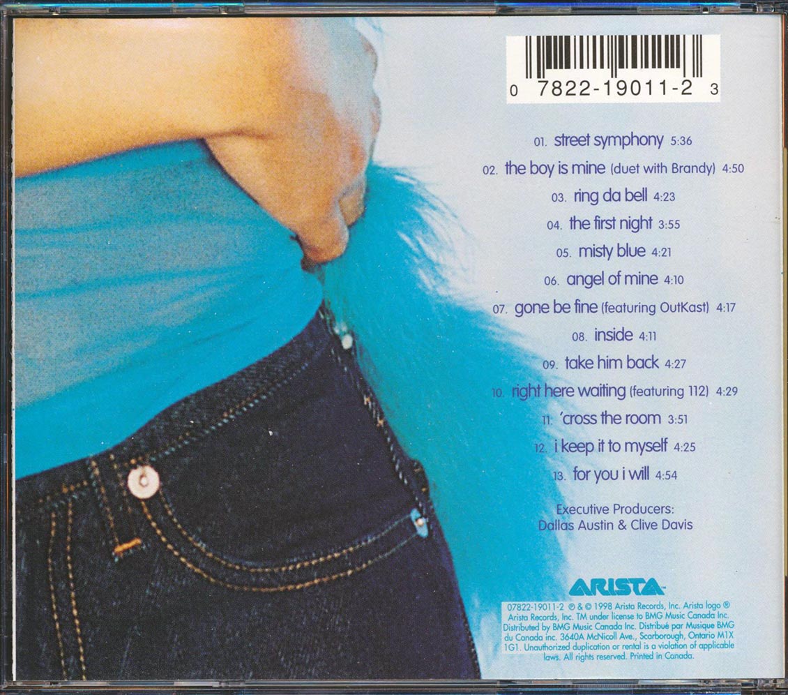 Monica - The Boy Is Mine Music CD