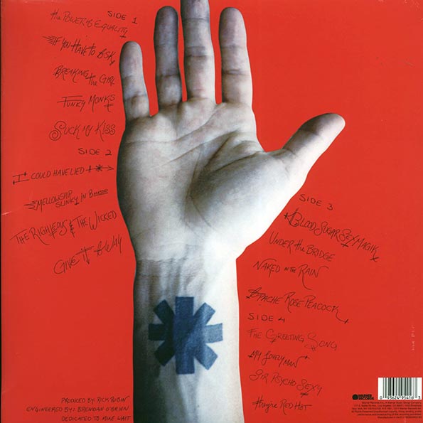 Red Hot Chili Peppers Blood Sugar Sex Magik Vinyl Record