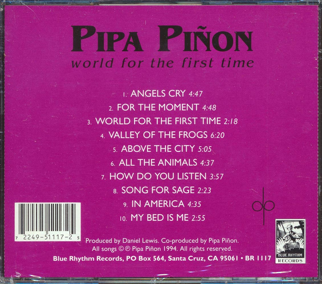 Pipa Pinon - World For The First Time Music CD