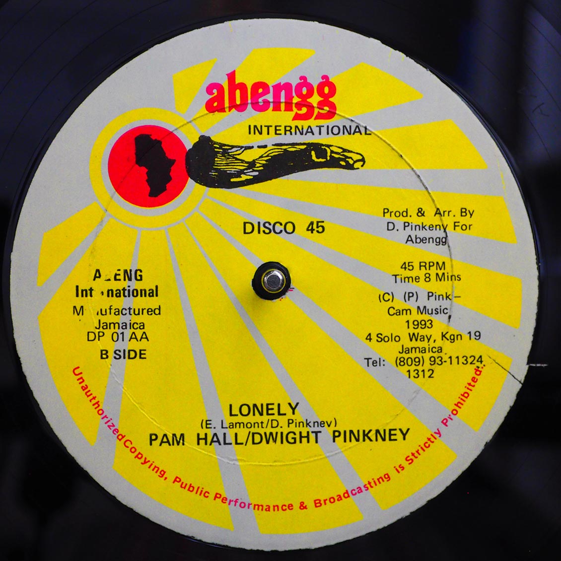 Beres Hammond - Stay / Pam Hall, Dwight Pinkney - Lonely (orig. press) 12" Vinyl Record