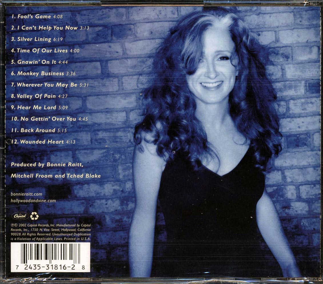 Bonnie Raitt - Silver Lining Music CD