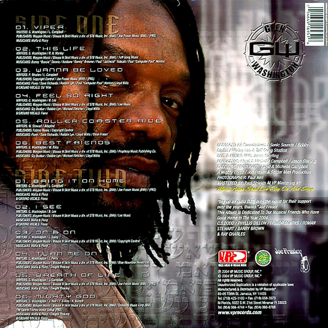 Glen Washington - Wanna Be Loved Vinyl Record