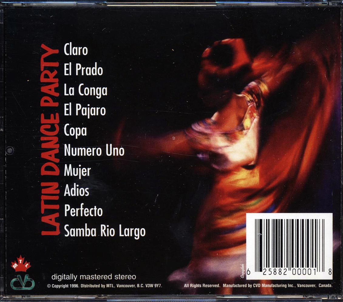 Various - Latin Dance Party Music CD