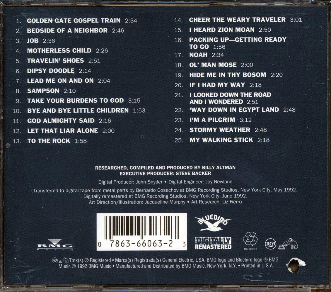 The Golden Gate Quartet Travelin' Shoes marked/ltd stock Music CD