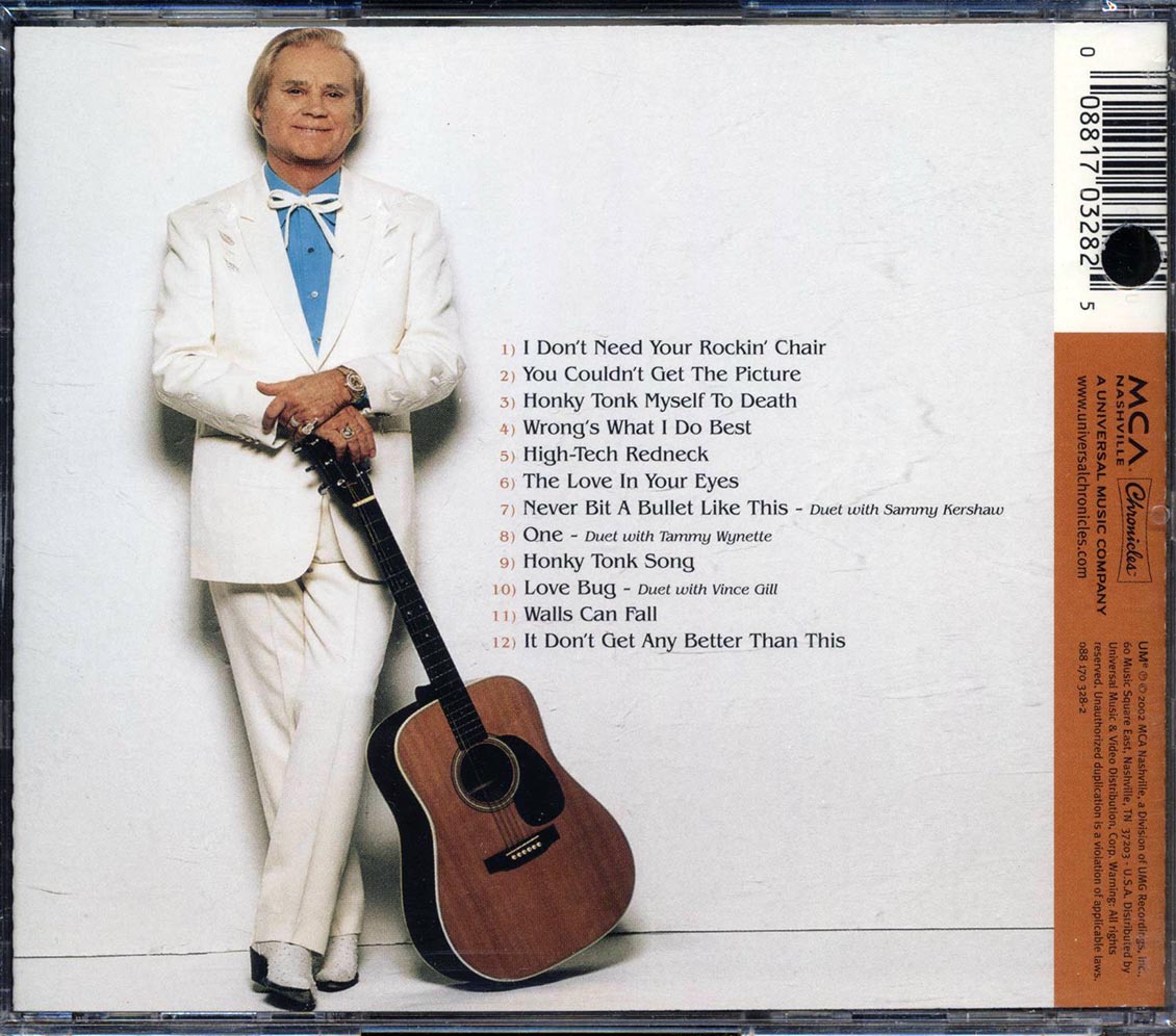 George Jones - The Best Of George Jones Volume 2: The 90s, The Millennium Collection (marked/ltd stock) Music CD