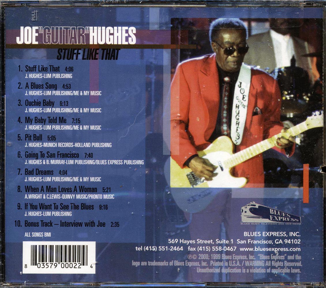 Joe Guitar Hughes - Stuff Like That (marked/ltd stock) Music CD