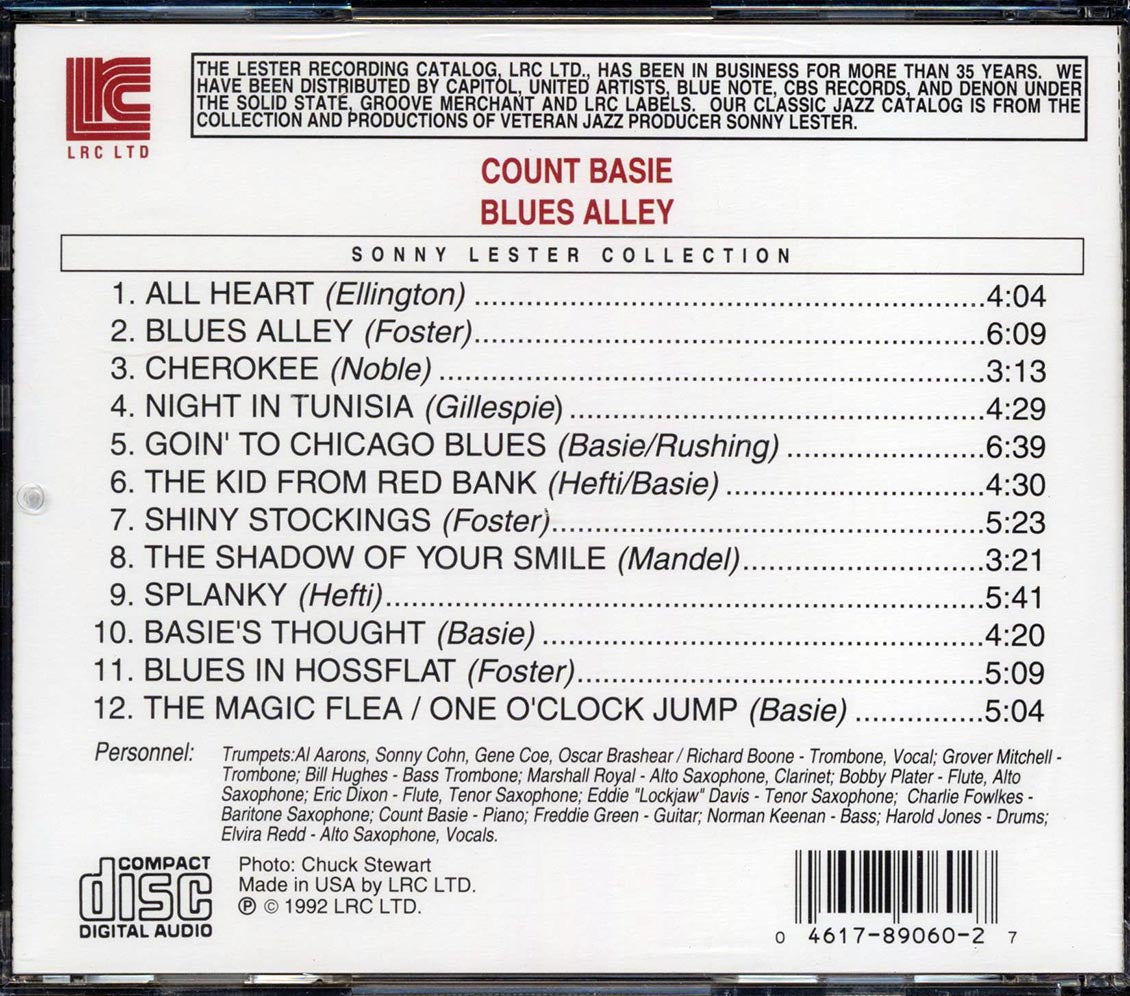 Count Basie - Blues Alley Music CD
