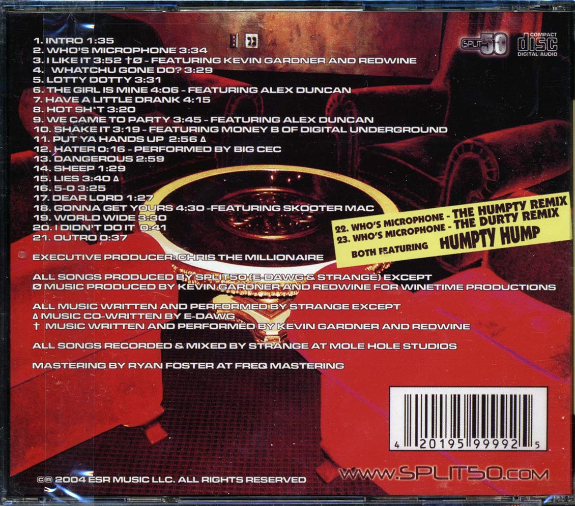 Split 50 - Colored People Music CD