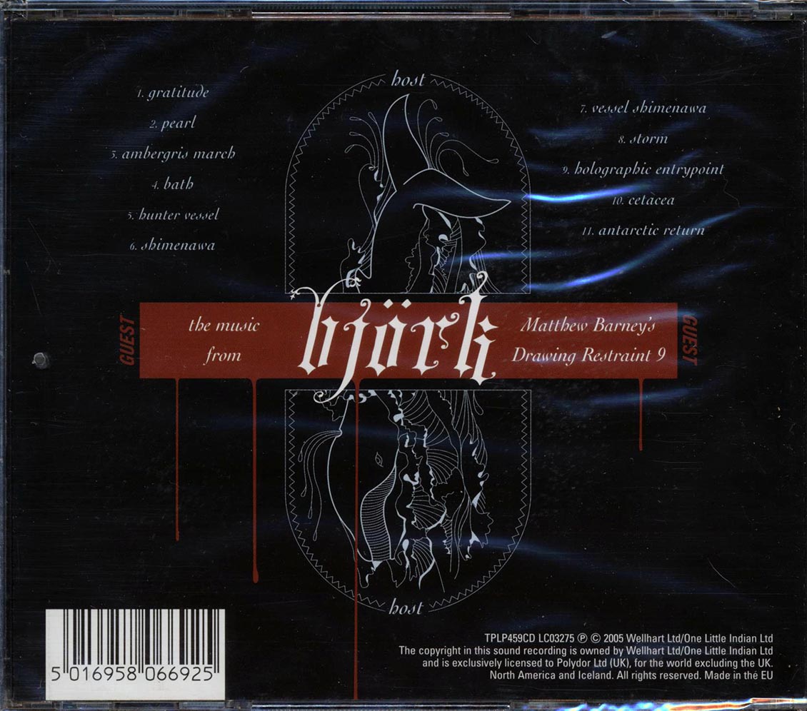 Bjork - The Music From Matthew Barney's Drawing Restraint 9 Music CD