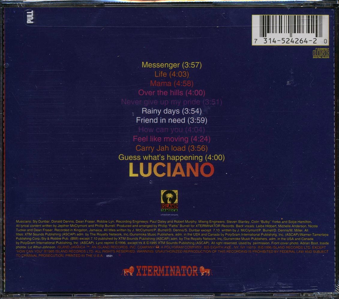 Luciano - Messenger Music CD