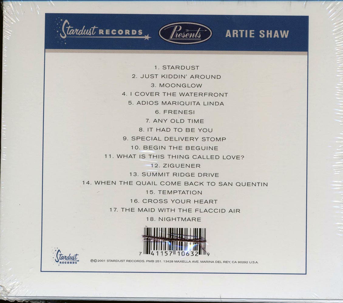 Artie Shaw - The Best Of The War Years (marked/ltd stock) Music CD