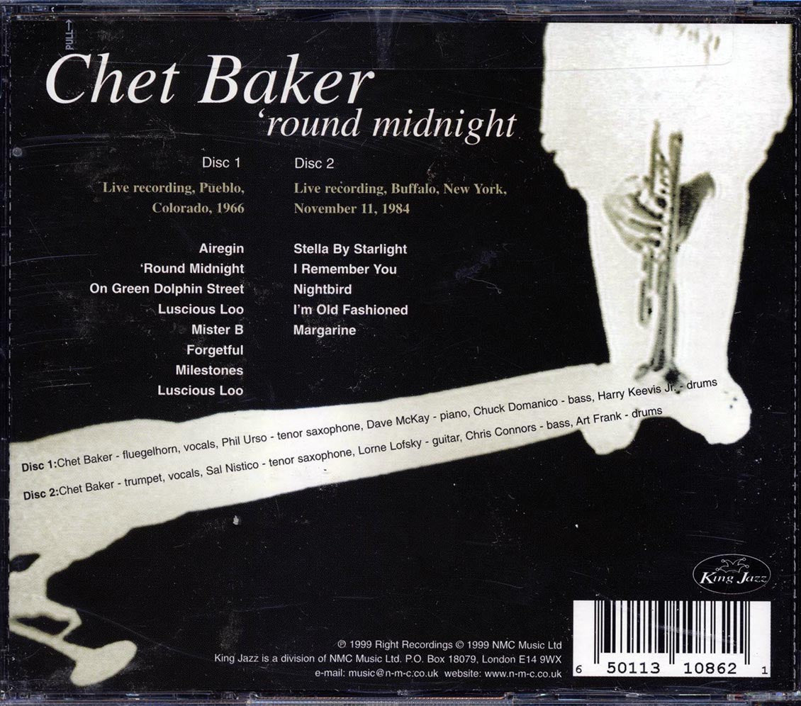 Chet Baker - 'Round Midnight (2xCD) Music CD