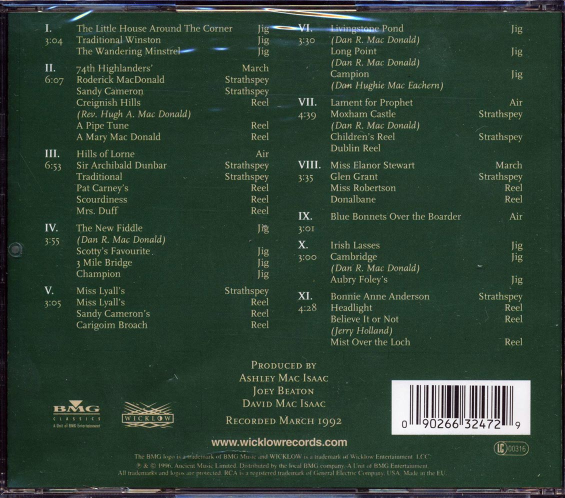 Ashley MacIsaac, Joey Beaton, David MacIsaac - Close To The Floor: The 1992 Debut Traditional Recording Music CD