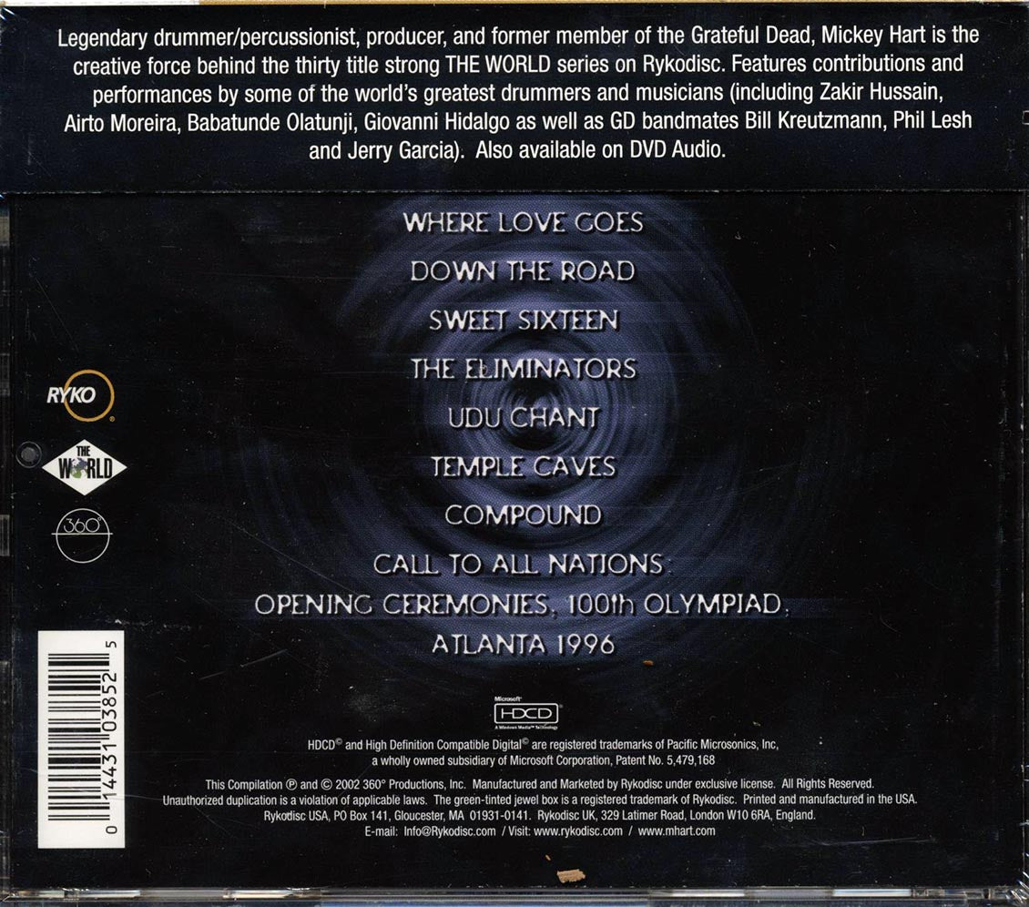 Mickey Hart - The Best Of Mickey Hart: Over The Edge And Back (marked/ltd stock) Music CD