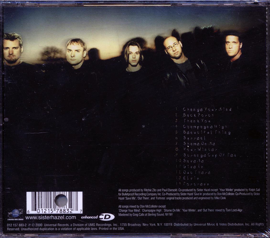 Sister Hazel - Fortress (promo) (marked/ltd stock) Music CD
