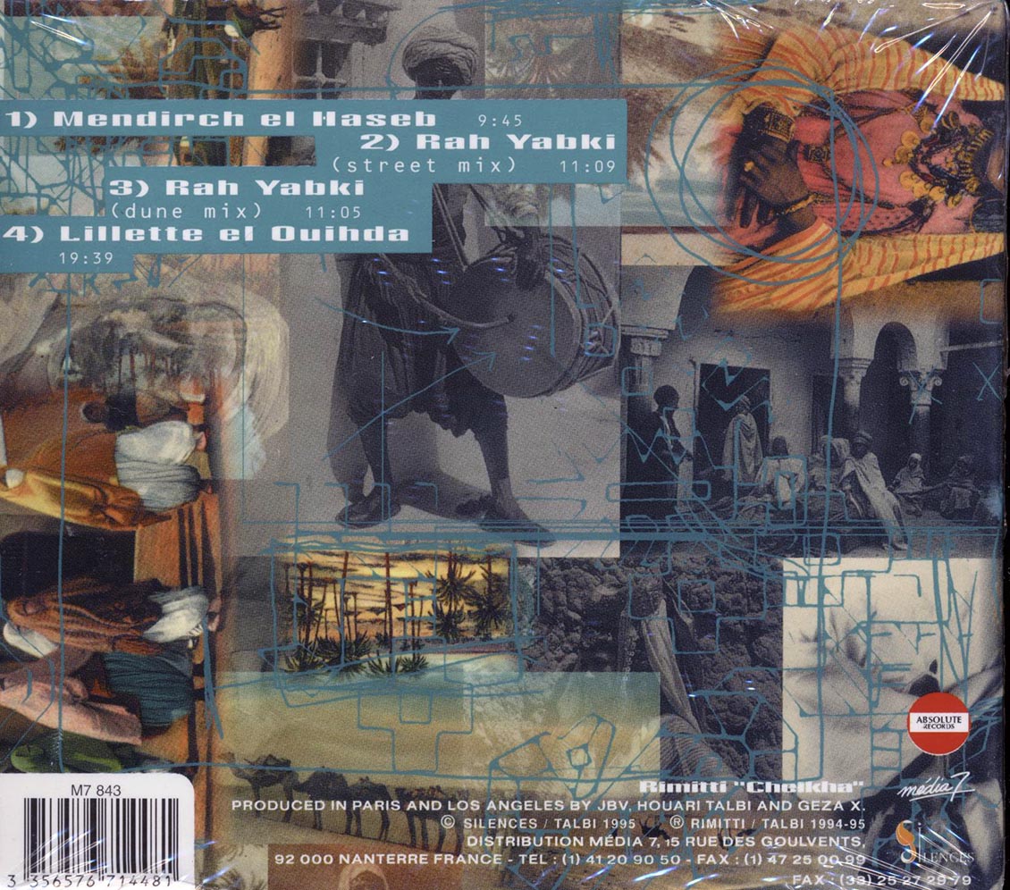 Cheikha Rimitti, Robert Fripp, Flea - Cheikha: Unreleased Tracks From The Sidi Mansour Album Music CD