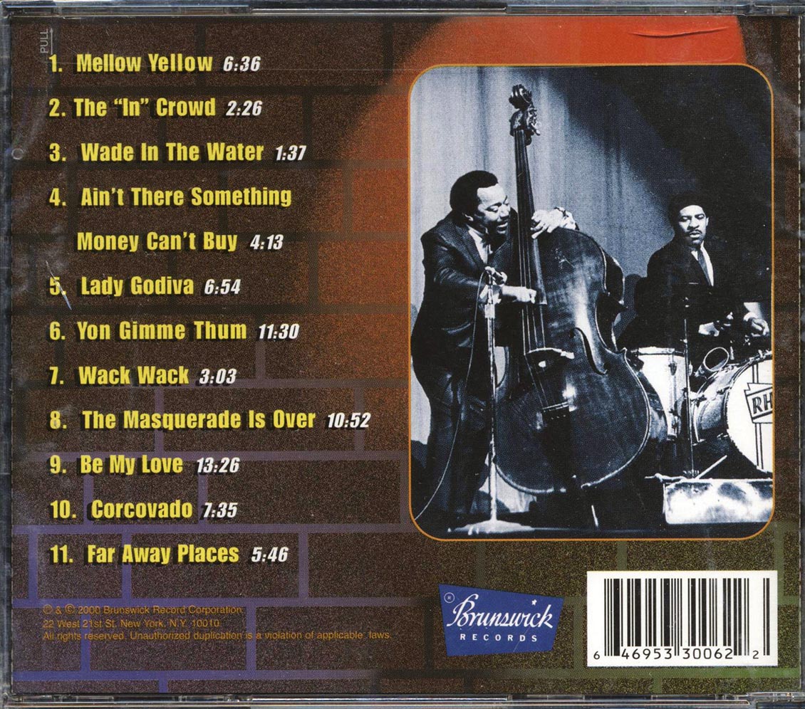 Young Holt Unlimited Live At The Bohemian Caverns 1968 Music CD