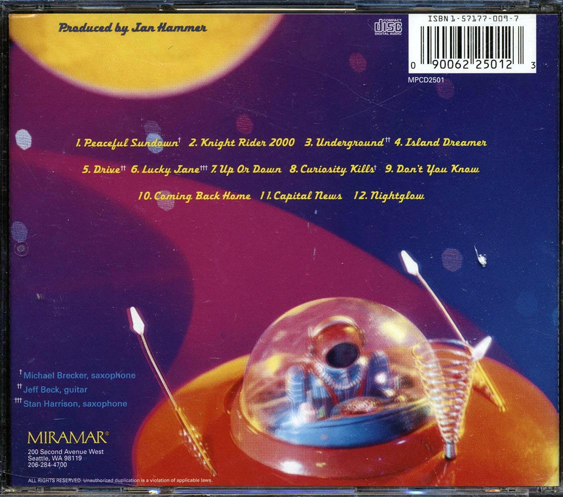 Jan Hammer - Drive Music CD