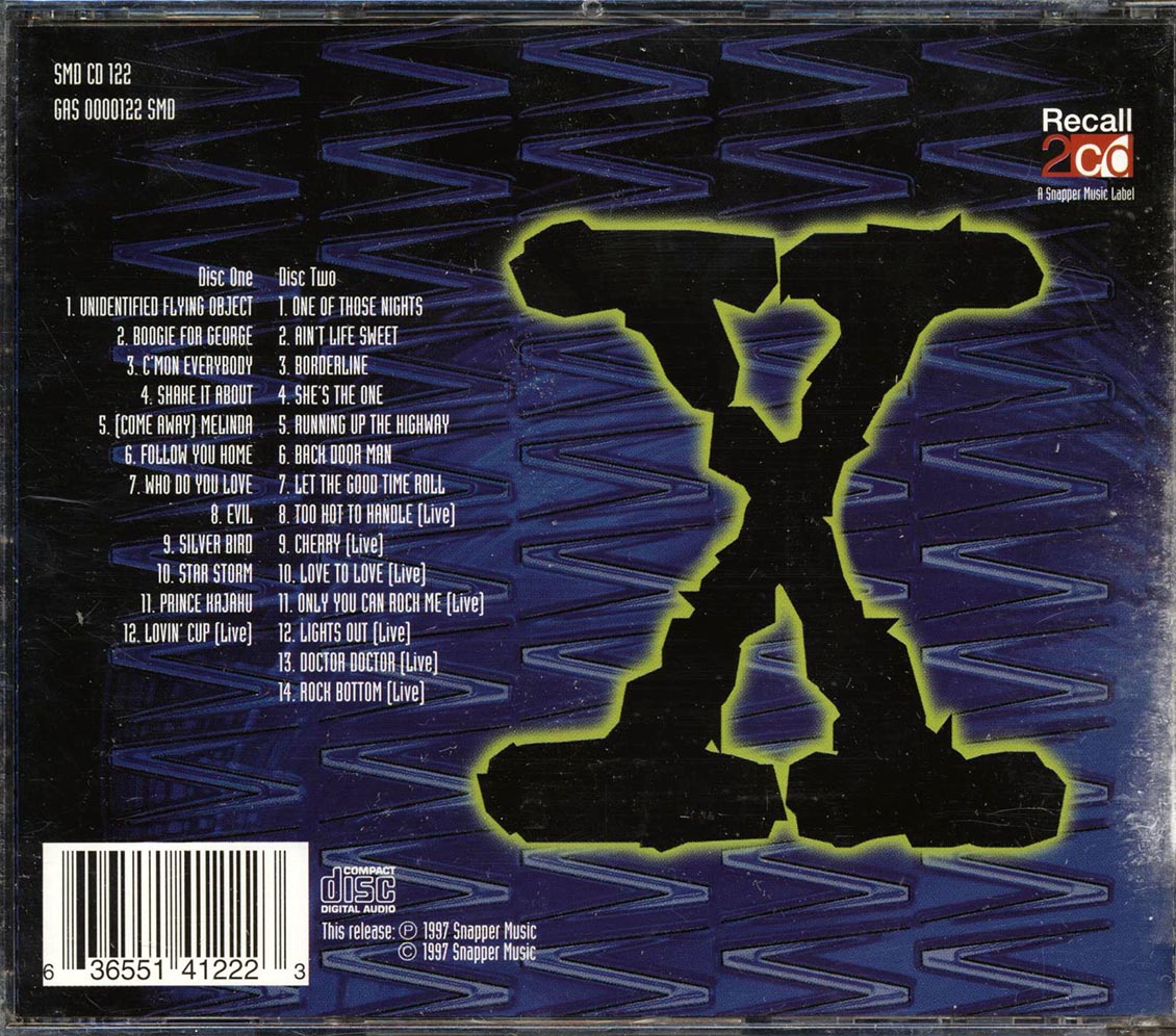 UFO - The X Factor: Out There And Back (26 tracks) (2xCD) Music CD